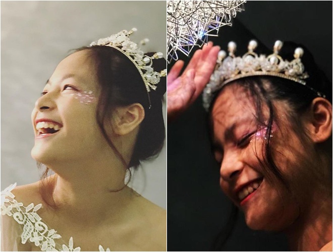 Bé Bo có niềm yêu thích với thời trang, từng tham gia biểu diễn.