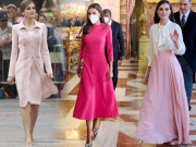 Thời trang - Mê diện đồ màu hồng, Hoàng hậu mặc đẹp hơn Kate Middleton khẳng định đẳng cấp sang nhưng không "sến"