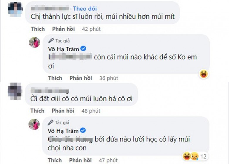 Có người còn phải la lên Trời đất ơi khi mải miết đếm múi bụng của bà mẹ 1 con. Một tài khoản còn trêu ghẹo nữ ca sĩ rằng cô sắp thành lực sĩ luôn rồi.