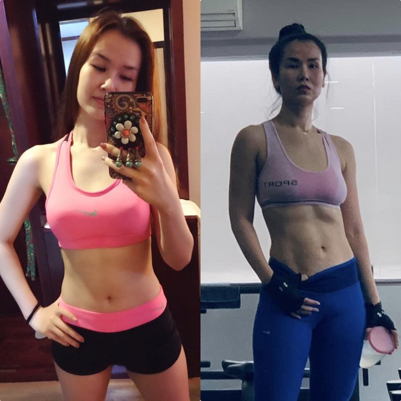 Hình thể của giảng viên khoa Thanh nhạc của Nhạc viện TP.HCM so với thời chưa sinh nở (2017) thậm chí còn gắt gỏng hơn cả. Năm xưa cô dù không quá mập mạp nhưng form dáng chưa thuyết phục vì chưa dày cơ.
