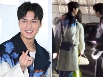 Lee Min Ho bị chụp trộm ôm ấp gái lạ, nhìn rõ mặt cô gái dân mạng mới ngã ngửa, phì cười