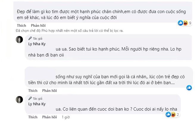 Bà hoàng kim cương nổi đóa khi bị cư dân mạng mỉa mai chuyện chưa chồng con.