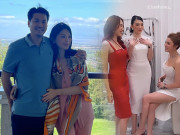 Thời trang - Sắp lên xe hoa cùng Phillip Nguyễn, Linh Rin mặc đầm lộ bụng tròn xoe, body hồ lô "bay màu"