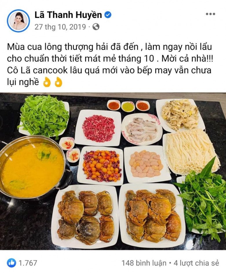 Nữ đại gia Lã Thanh Huyền khoe món lẩu amp;#34;sang xịnamp;#34;, nàng dâu tập đoàn nghìn tỷ muốn ăn mà chưa thấy mời - 10