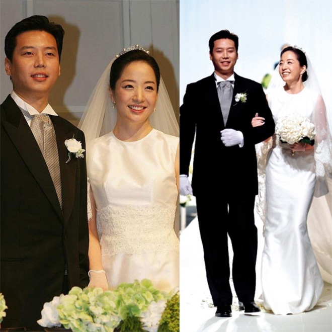 MC Noh Hyun Jung xinh đẹp năm nào trong ngày cưới bên thiếu gia tập đoàn Hyundai.