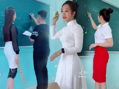 "Cô giáo Toán xinh nhất Vĩnh Phúc" đi dạy mặc váy ôm, mang giày cao gót nhọn, nhận nhiều ý kiến trái chiều