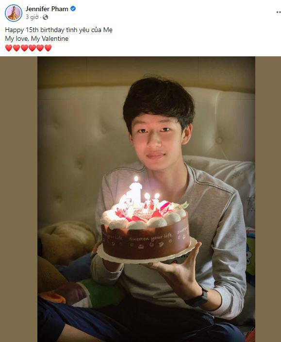Jennifer Phạm và Quang Dũng cùng chúc mừng sinh nhật con trai Bảo Nam 15 tuổi ở Mỹ - 2