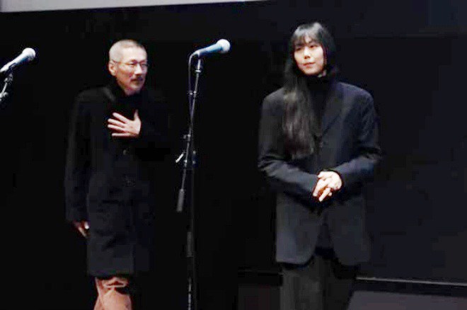 Kim Min Hee và Hong Sang Soo tại sự kiện mới đây.