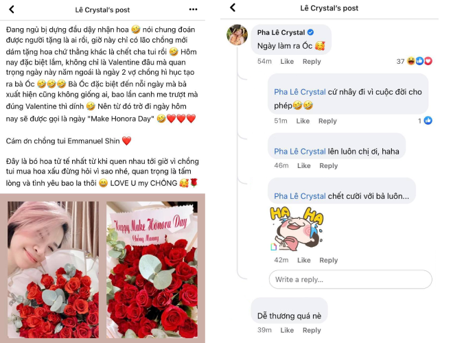 Hôm nay, ca sĩ Pha Lê bất ngờ bình luận: Ngày làm ra Ốc vào bài viết của mình từ 2 năm trước.