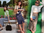 Thời trang - Phụ nữ Pháp có muôn cách diện chân váy họa tiết, chị em Việt học theo sành điệu và thanh lịch quanh năm