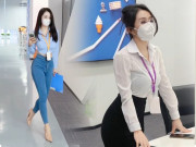 Thời trang - Thư ký khẩu trang đi làm ăn mặc bó chẽn làm chị em "nóng mắt", cũng sơ mi váy ôm nhưng lạ lắm!