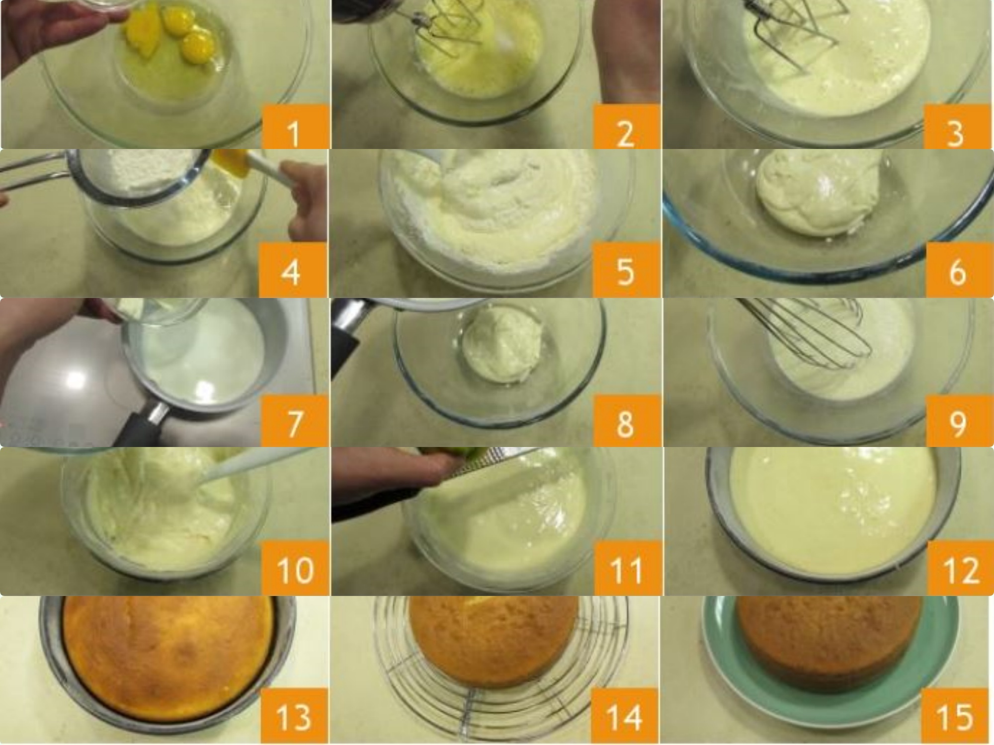 8 cách làm bánh bông lan xốp mềm cực dễ, ai cũng thực hiện được - 11