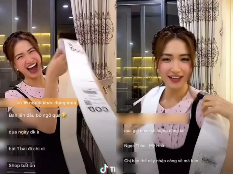 Nữ ca sĩ nhận về nhiều ý kiến trái chiều khi làm thêm công việc bán hàng online.