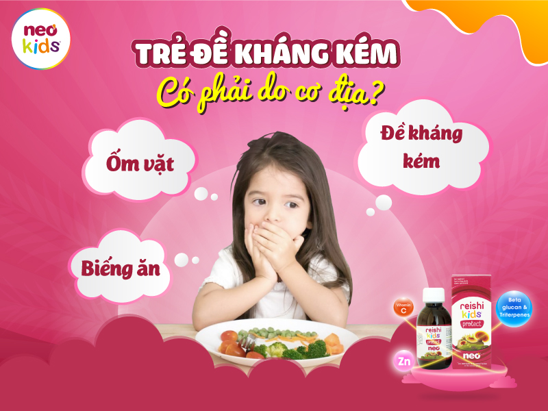 Trẻ đề kháng kém có phải do cơ địa?