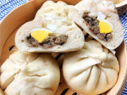 Cách làm bánh bao nhân thịt trứng cút tại nhà cực ngon, xốp mềm, không bị cứng