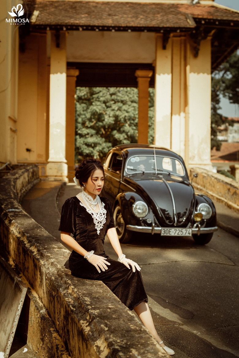 Vợ chồng diễn viên Duy Hưng “tình bể tình” trong bộ ảnh cưới đậm chất cổ điển - 5