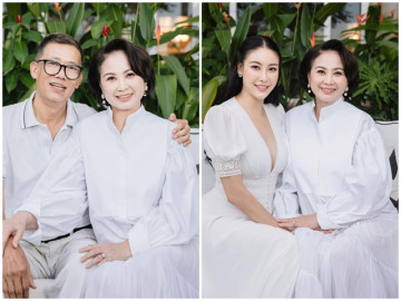 Sao Việt 24h: Hoa hậu ở trong nhà trăm tỷ sở hữu quan hệ thân ái thiết với 2 phụ thân dượng tuy nhiên lại hiếm khi nói tới phụ thân ruột