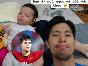 Làm mẹ - Có con với hotgirl hơn tuổi, Trần Đình Trọng diện mạo khác lạ sau 1 tháng làm bố bỉm, tình cảnh giống Bùi Tiến Dũng