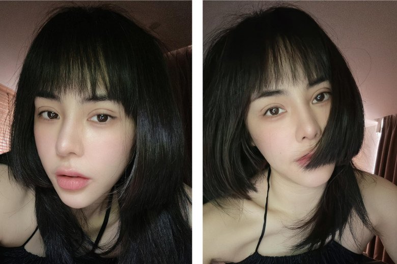 Nhan sắc của Bạch Lan Phương tròn 12 tiếng sau khi nhấn mí. Có thể thấy, gương mặt của cô giờ trông sắc sảo nhưng vẫn giữ được nét trẻ trung với đôi mắt to tròn.