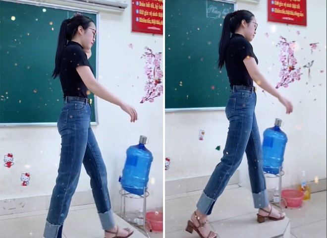 Cô giáo Bắc Ninh lương tháng 3 triệu, đi dạy vẫn amp;#34;lên đồamp;#34; như diễn viên: Mặc đẹp để tự tin đứng giảng bài - 8