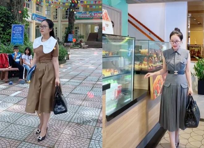 Cô giáo Bắc Ninh lương tháng 3 triệu, đi dạy vẫn amp;#34;lên đồamp;#34; như diễn viên: Mặc đẹp để tự tin đứng giảng bài - 5