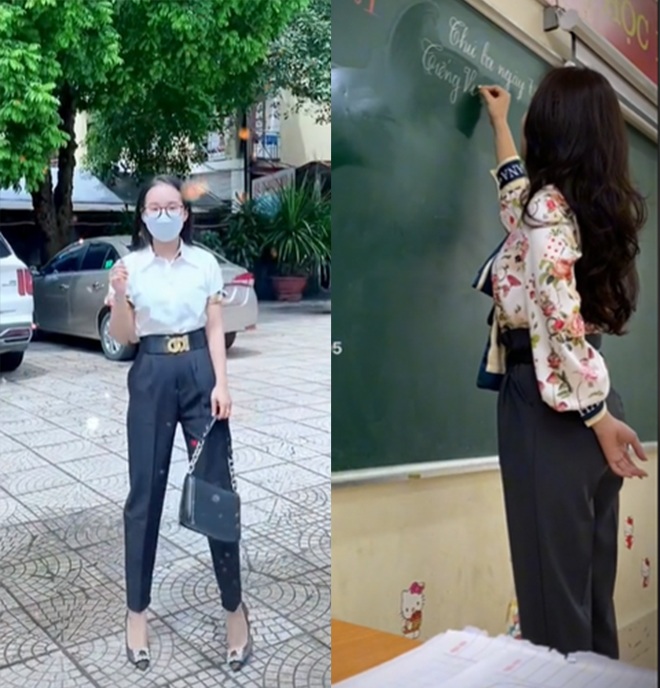 Cô giáo Bắc Ninh lương tháng 3 triệu, đi dạy vẫn amp;#34;lên đồamp;#34; như diễn viên: Mặc đẹp để tự tin đứng giảng bài - 9