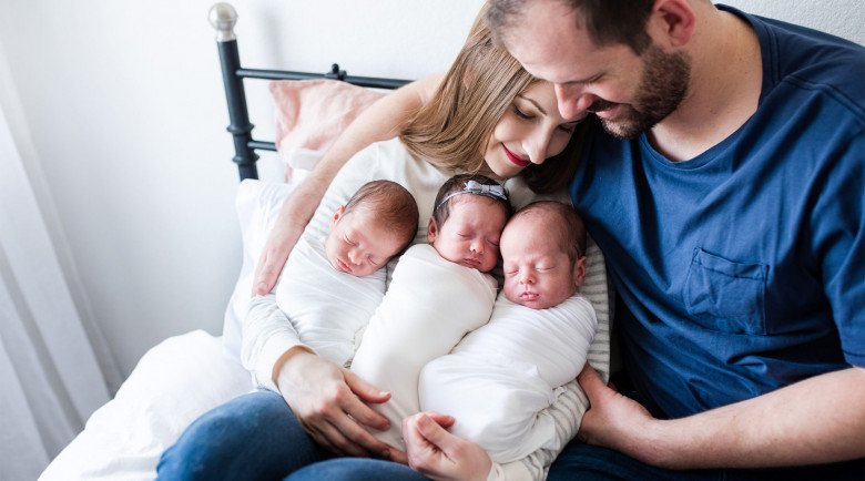 Khoảnh khắc ngọt ngào của đại gia đình bên những đứa trẻ đáng yêu.