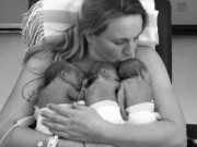 Bà bầu - Những ca sinh ba đặc biệt ấn tượng trên thế giới, nhìn ảnh thôi cũng xúc động nghẹn ngào