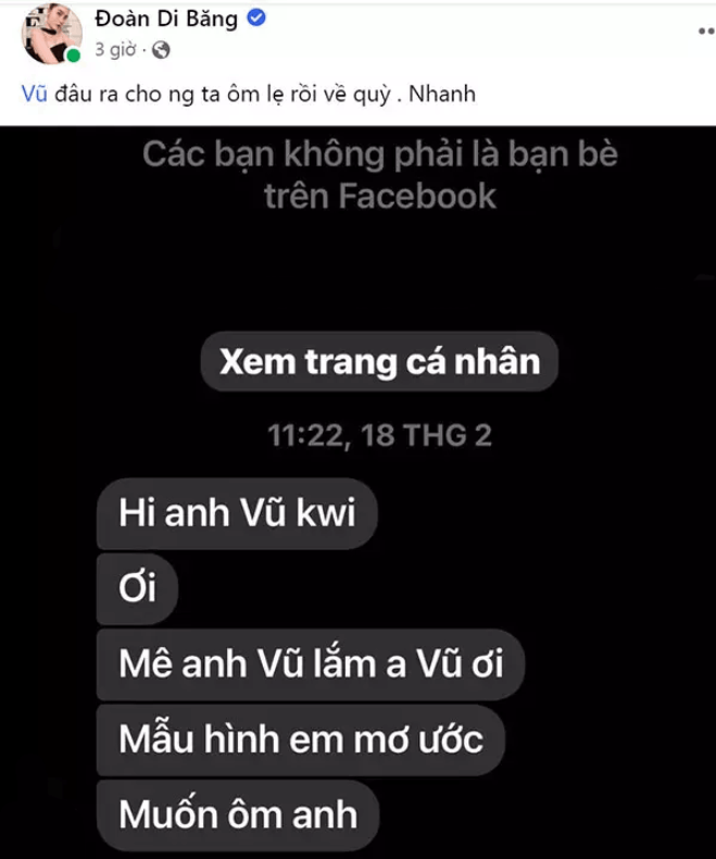 Mới đây, nữ ca sĩ gây chú ý khi công khai tin nhắn của cô gái lạ đong đưa chồng mình.