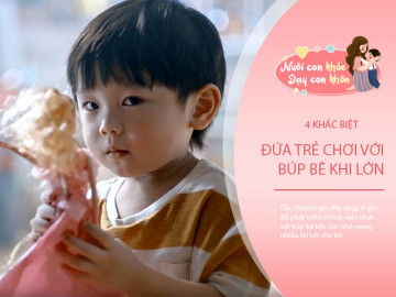 Bé trai thích chơi với búp bê từ nhỏ, khi lớn lên sẽ có 4 khác biệt rõ ràng