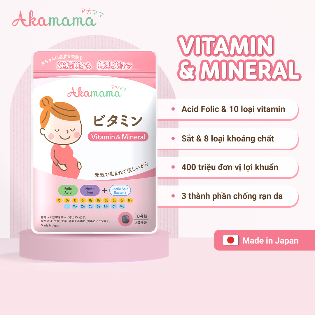Akamama - Vitamin tổng hợp cho thai kỳ đã được nhập khẩu chính thức về Việt Nam - 1