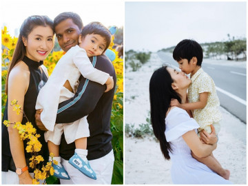 Sao Việt 24h: Nguyệt Ánh hiếm hoi nhắc đến chồng và con lai Ấn Độ, giữ con kè kè không muốn người khác dạy con