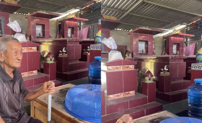 Cụ sống trong căn nhà này đã 6-7 năm.