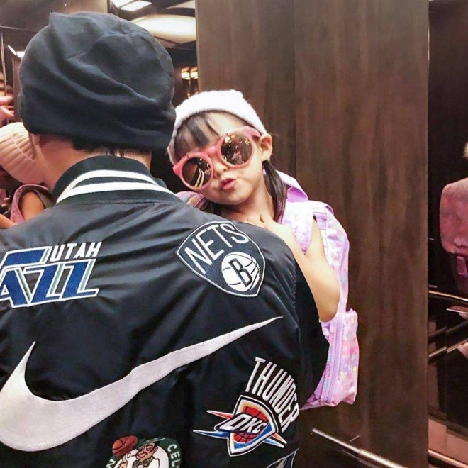 Châu Kiệt Luân rất cưng chiều con gái đầu lòng.