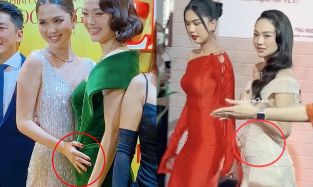Khi xuất hiện tại sự kiện với Ngọc Trinh, Minh Hằng cũng lộ vòng 2 kém gọn gàng.