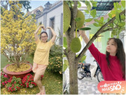 Giàu nứt vách vẫn tự trồng rau: Cẩm Ly ăn không hết mang cho, Elly Trần làm cô bán rau thất nghiệp