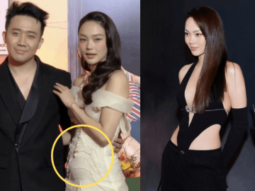 Giữa nghi vấn mang thai con đầu lòng với đại gia Long An, Minh Hằng liên tục che chắn phần bụng nhô cao