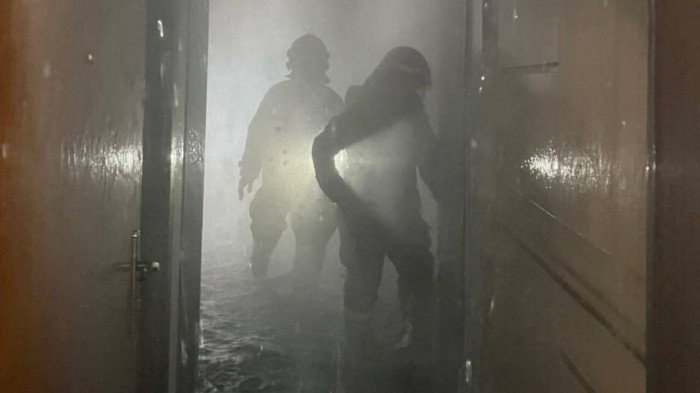 Theo cảnh sát, diện tích đám cháy khoảng 9m2, không có thiệt hại về người.