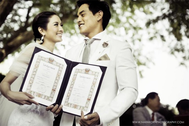 Aff có cuộc hôn nhân đẹp bên đại gia Songkran.