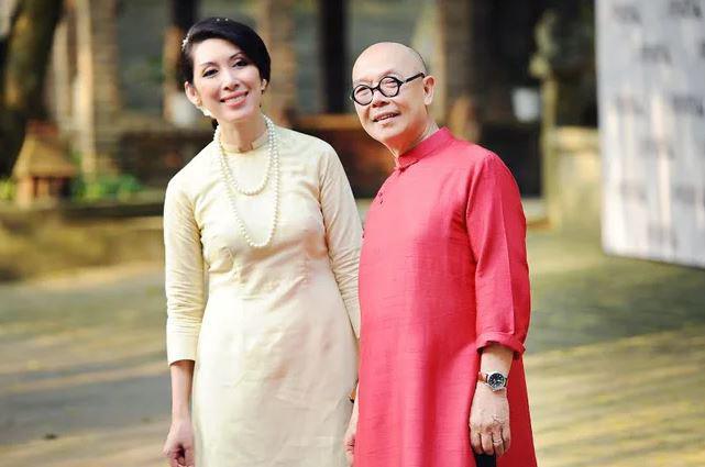 Họa sĩ Thành Chương và vợ Ngô Hương. Ảnh: Internet. 