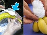 Bếp Eva - Chuối chín đừng cho luôn vào tủ lạnh, làm thêm bước này để được cả tháng không sợ bị chín nhũn, thâm đen