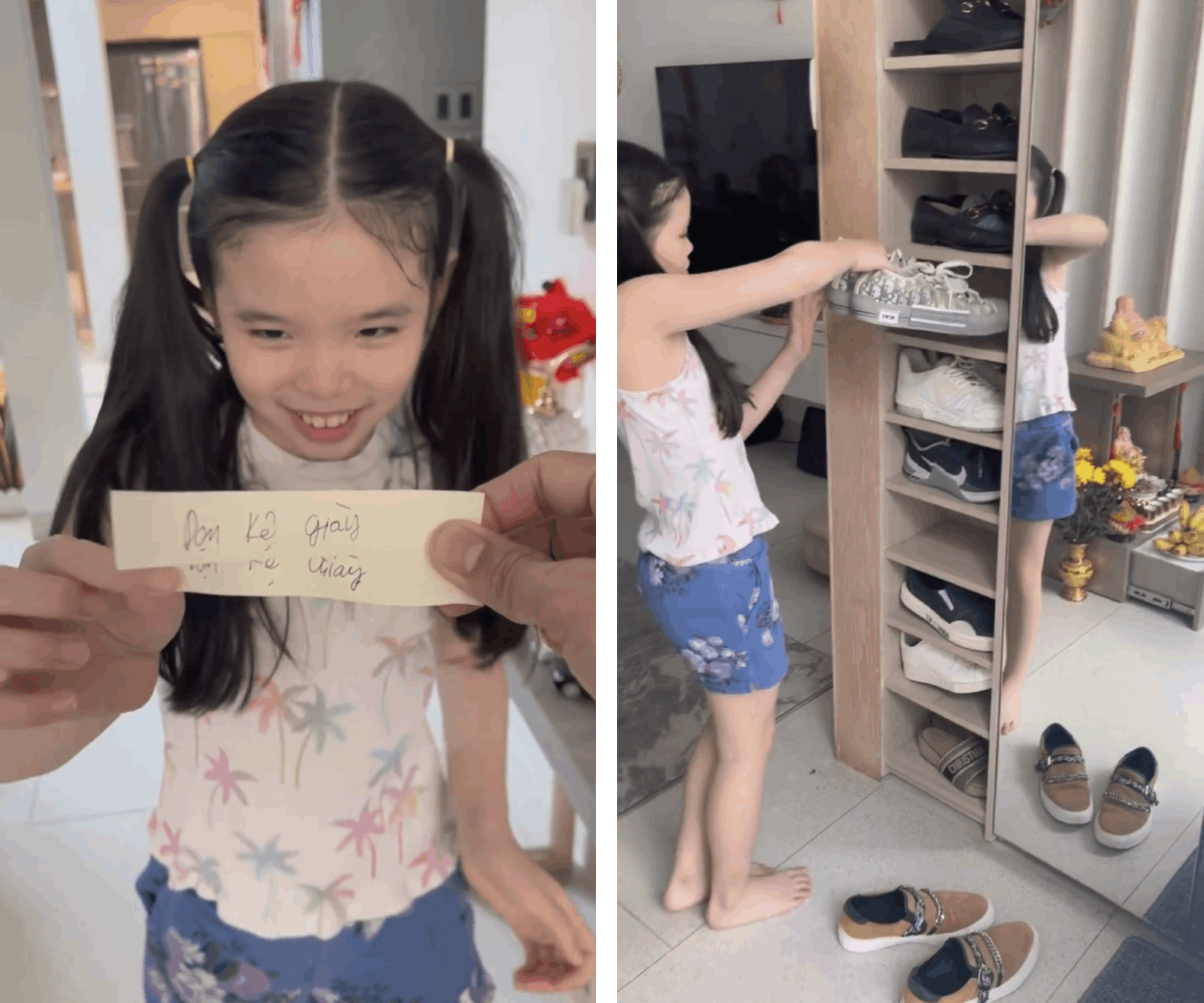 Vừa bắt đầu trò chơi, Mia vô cùng hào hứng nhưng không hề biết âm mưu của bố Bình.