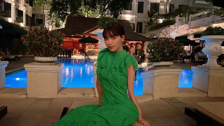 Tấm hình không hiểu vì lí do nào đó mà đã bị photoshop tới mức méo mó, dị dạng. Dường như cô đã hơi hấp tấp trong việc kiểm tra lại ảnh đăng lên MXH.