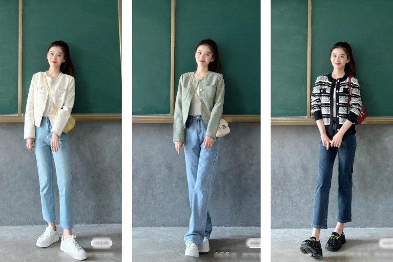 Không hở hang, cô giáo hotgirl đi dạy chỉ mặc quần jeans, tôn dáng cao gầy như người mẫu - 6