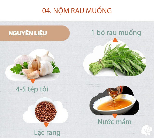 Hôm nay nấu gì: Bữa ăn giản dị dễ nấu, có món xào từ loại rau bò đầy đất tốt cho tim mạch - 8