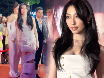 Khổng Tú Quỳnh đụng độ Ngô Kiến Huy, nhan sắc thăng hạng nhưng mất điểm với bộ váy khó hiểu, ai cũng đòi cắt