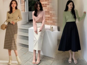 Thời trang - Phụ nữ muốn đạt đỉnh cao thanh lịch phải mặc chân váy dài, và đây là các set đồ “đẹp như mơ” nàng không được bỏ qua