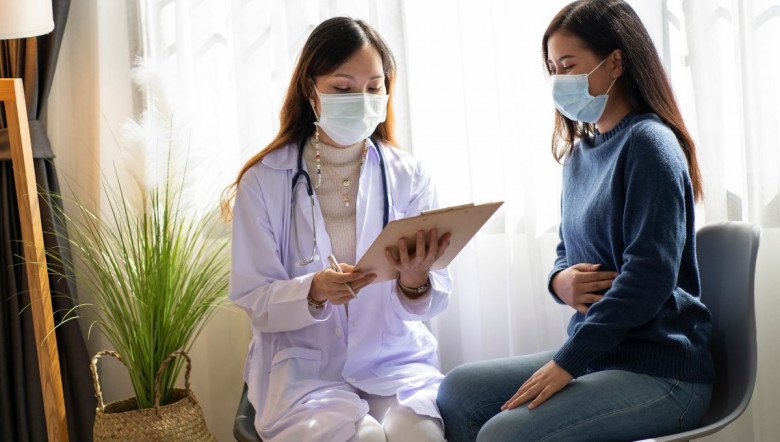 Mẹ bầu bị u xơ tử cung khi mang thai phải chú ý theo dõi kỹ cẩn thận, khám tái theo định kỳ. (Ảnh minh họa)
