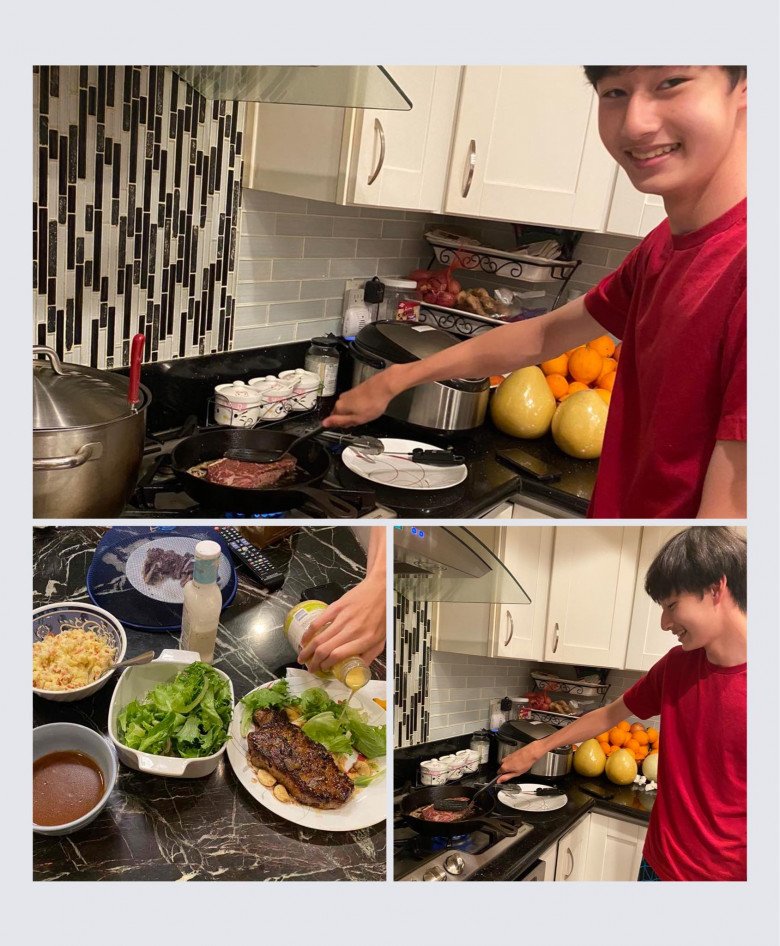 Con trai Jennifer Phạm trưởng thành giờ đẹp trai hơn cả bố Quang Dũng, đi học là thủ khoa, về nhà giỏi bếp núc - 1