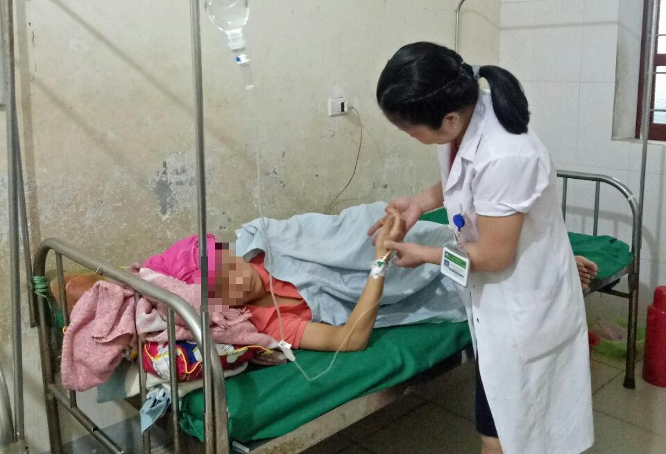 Hiện sức khỏe sản phụ H.T.P. đã ổn định, tiếp tục được theo dõi, chăm sóc tại khoa HSCC